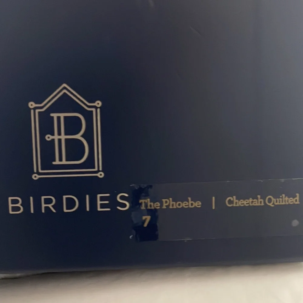 Birdies brand Phoebe mules- cheetah print - Picture 7 of 7